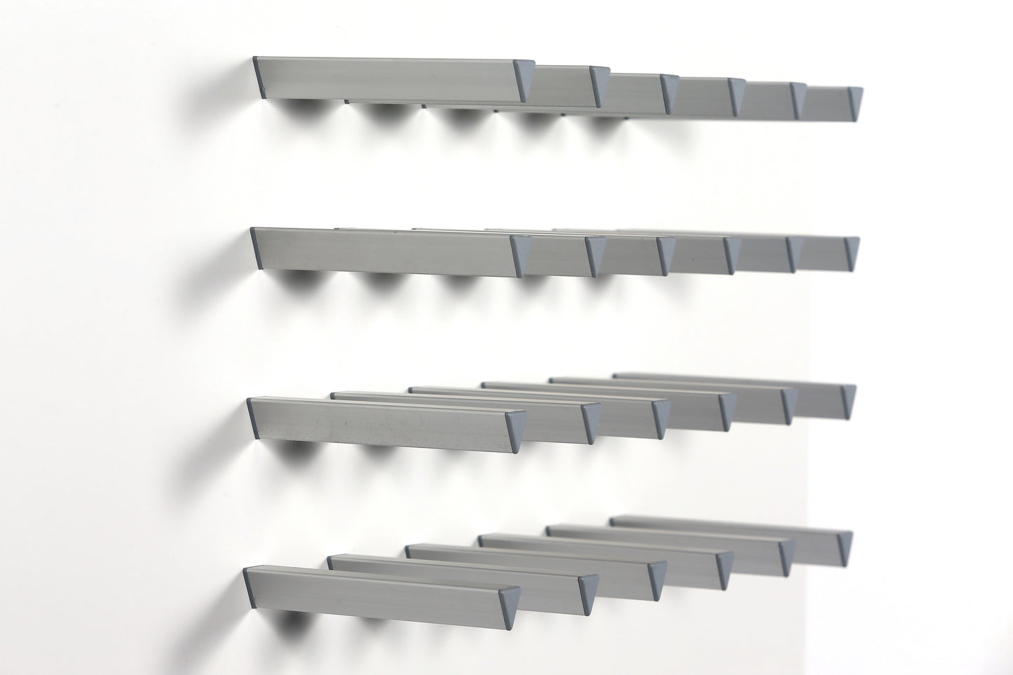 Wine Storage V Pins Silver | Cabinet Mount Display Holders